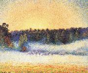 Camille Pissarro, Sunsets